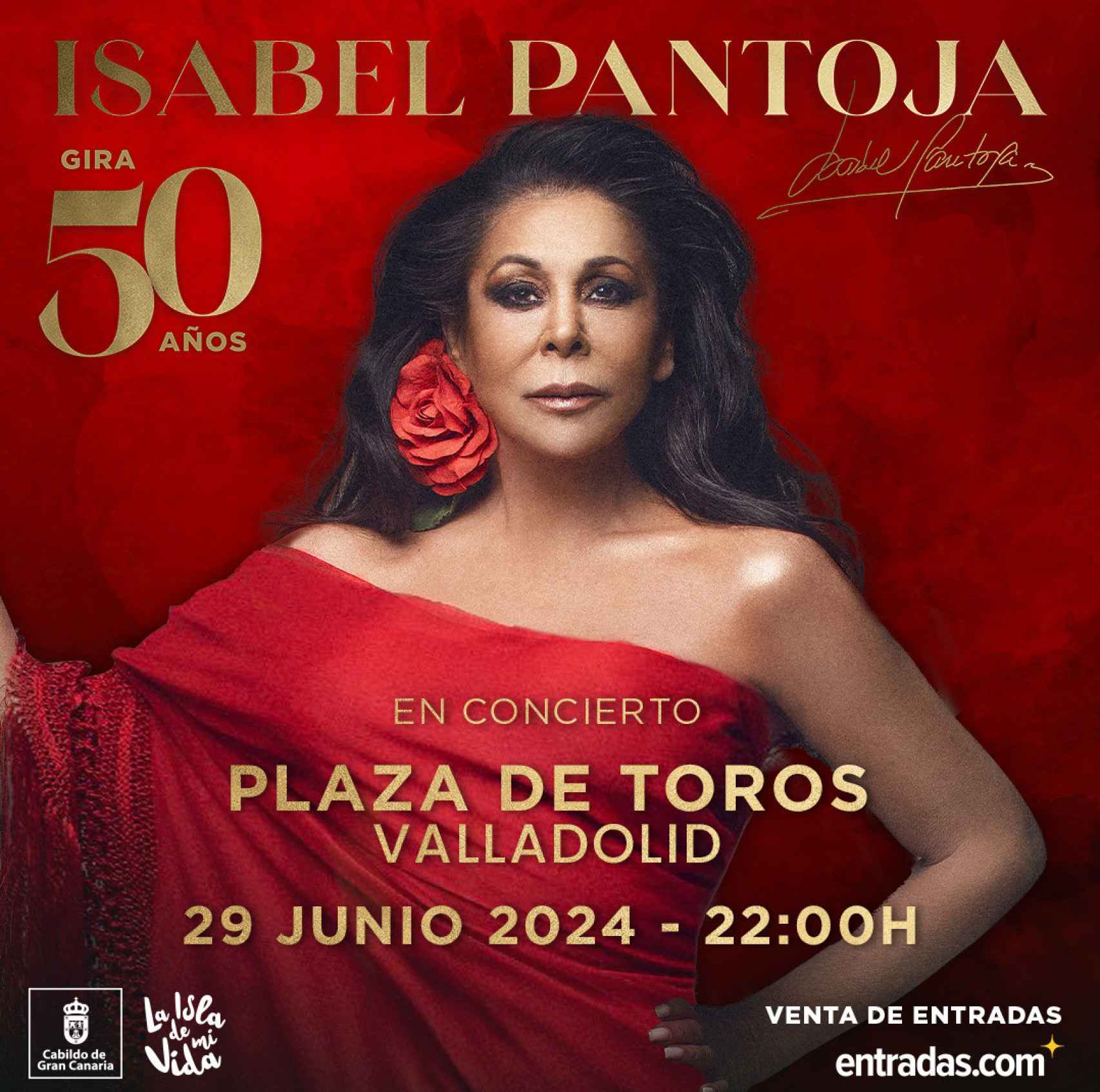 Isabel Pantoja actuará en Valladolid