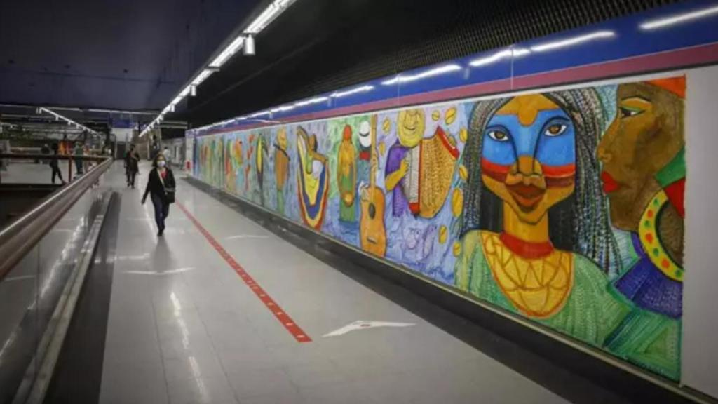 La estación de Metro de Colombia.