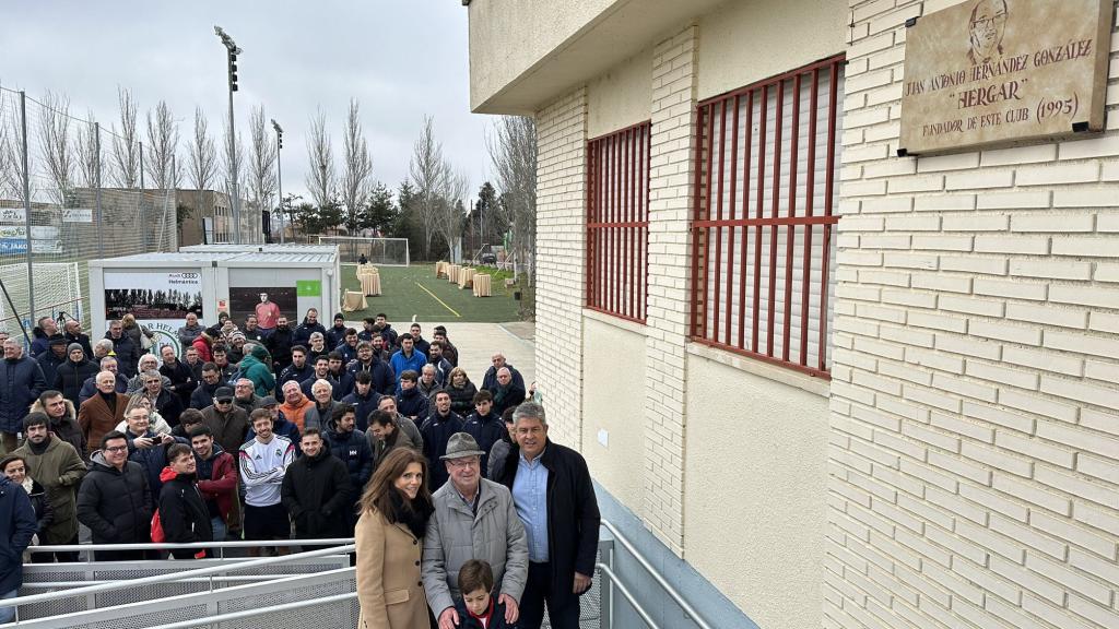 Emotivo homenaje a Juan Antonio Hernández, fundador del Hergar C.F.