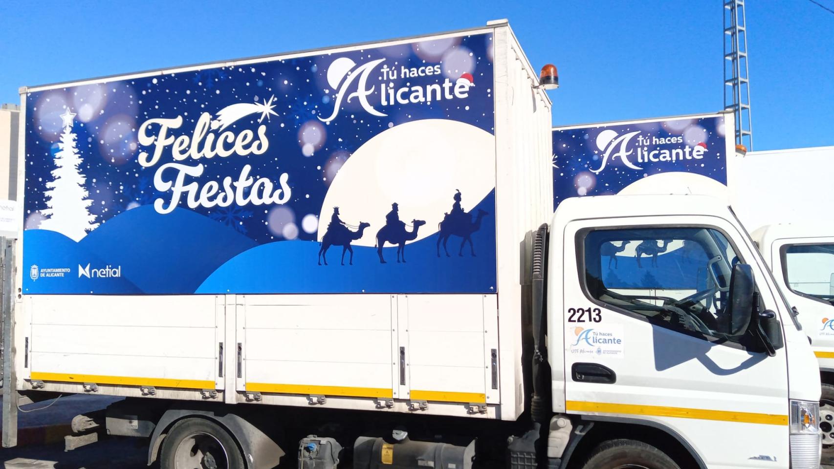 Alicante refuerza su dispositivo de limpieza para esta Navidad con 60 equipos  y 82 personas