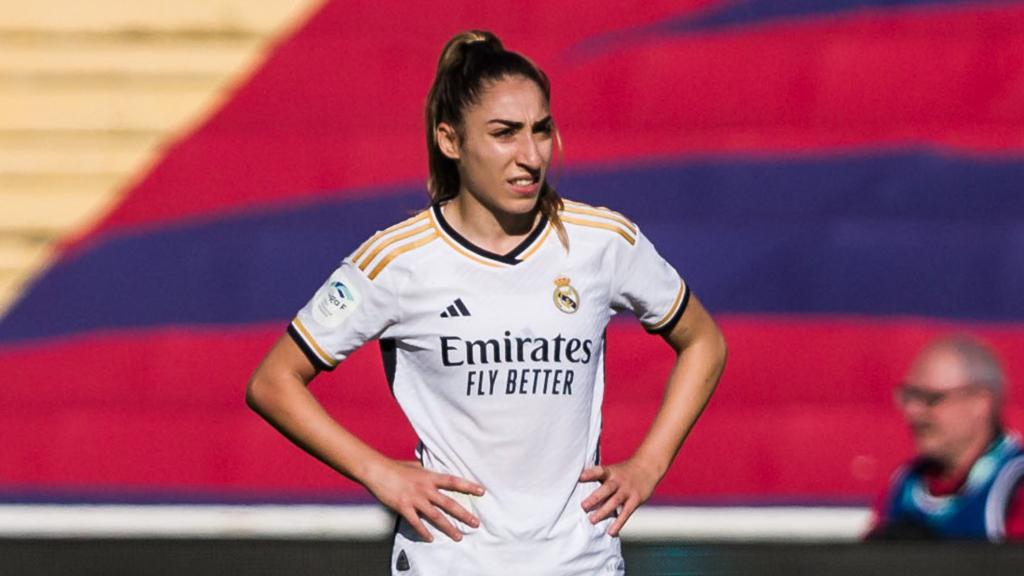 Olga Carmona, con el Real Madrid Femenino