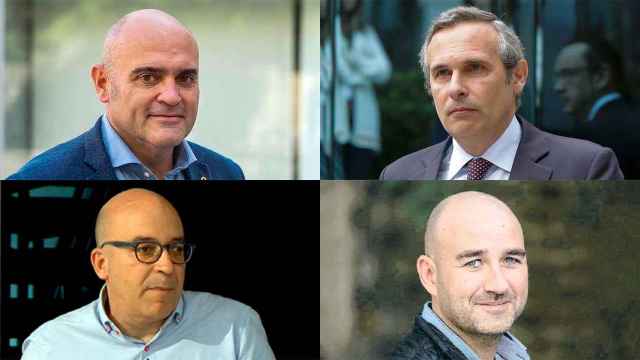 De arriba abajo y de izquierda a derecha: Xavier Vendrell, Josep Lluís Alay, Oriol Soler y Jaume Cabani.