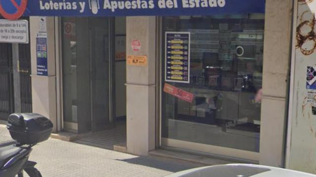 Administración de Loterías número 7, en Málaga capital.