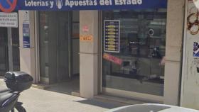 Administración de Loterías número 7, en Málaga capital.