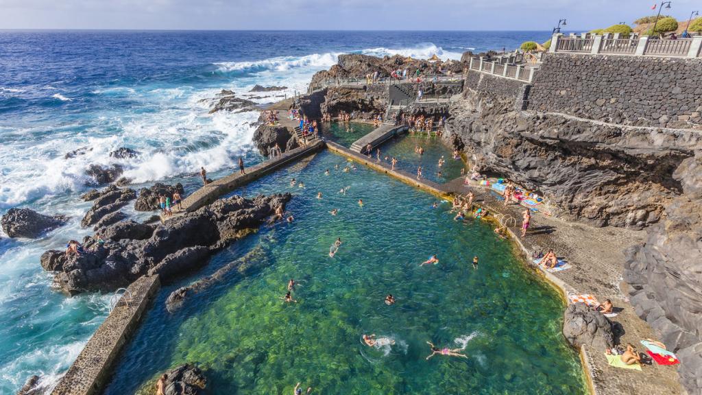 Las piscinas de La Fajana, en La Palma.