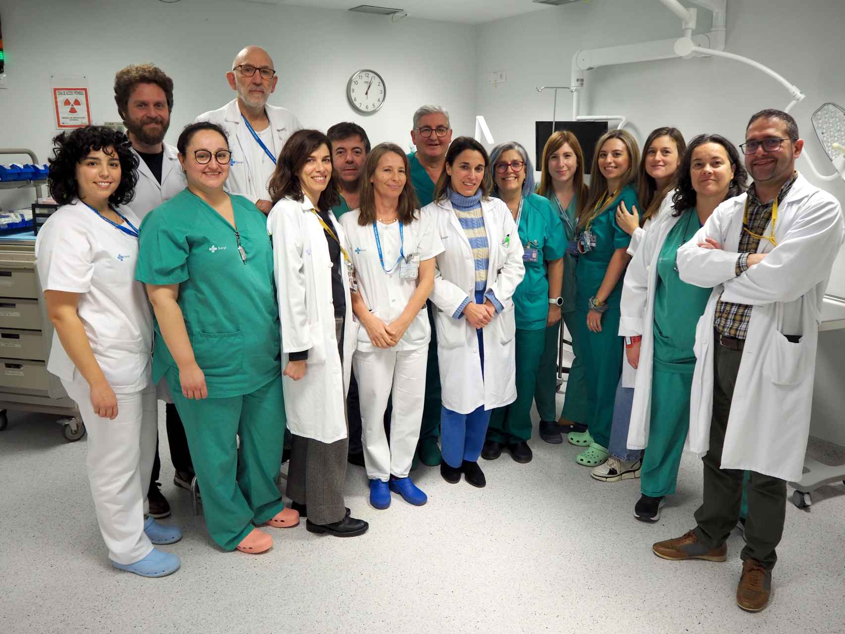 Profesionales del Servicio de Oncología Radioterápica del Hospital Clínico Universitario de Valladolid