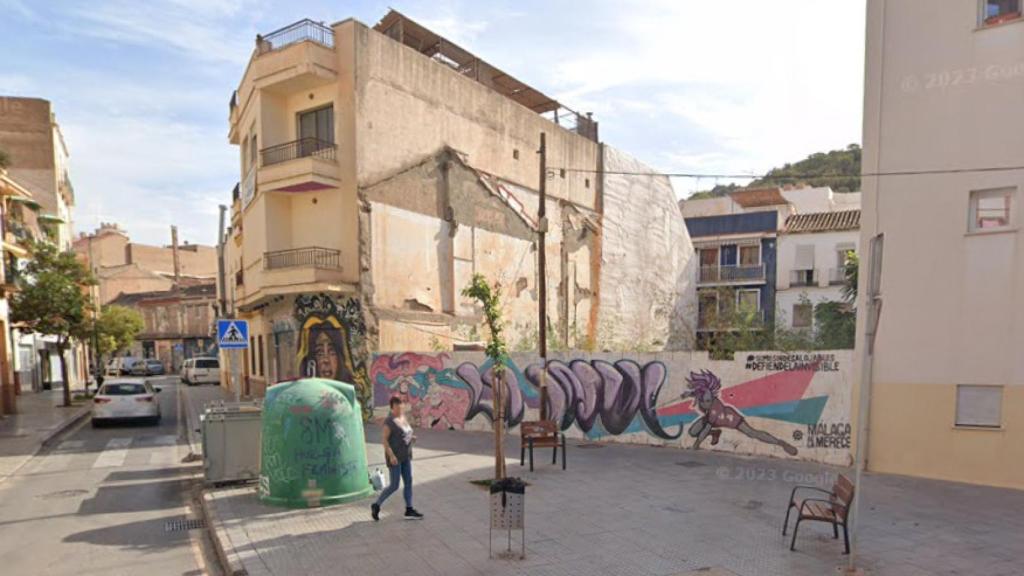 Imagen del número 26 de la calle Lagunillas, en Málaga.