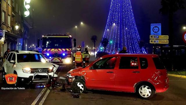 Accidente en Talavera de la Reina (Toledo). Foto: CPEIS Toledo.