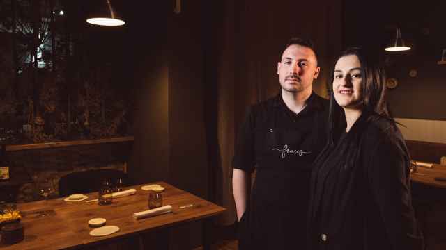 Marco Iniesta y María Egea, propietarios del restaurante.