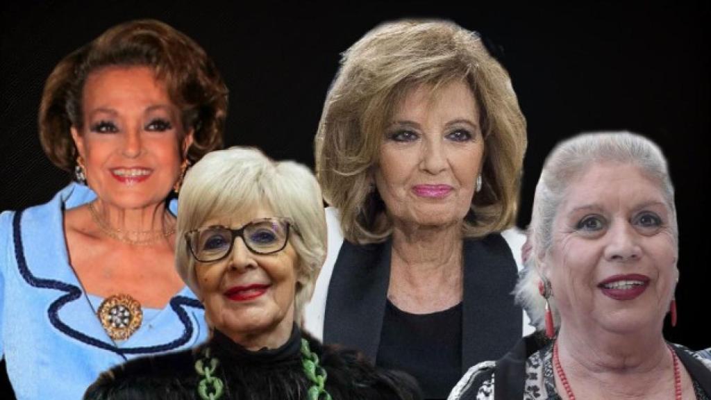 Carmen Sevilla, Concha Velasco, María Teresa Campos y María Jiménez.