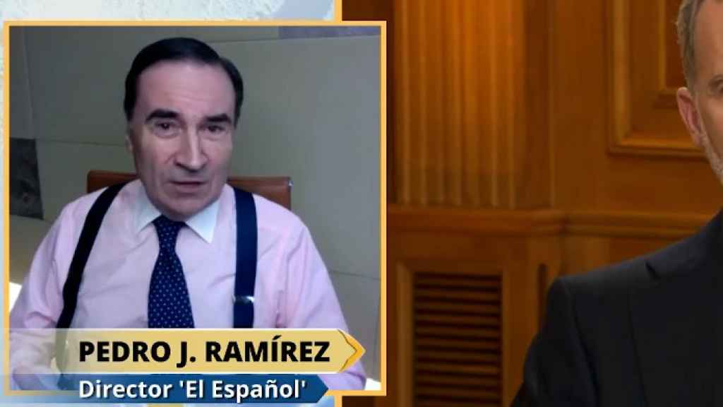 Pedro J. Ramírez este martes en 'La mirada crítica' en Telecinco.