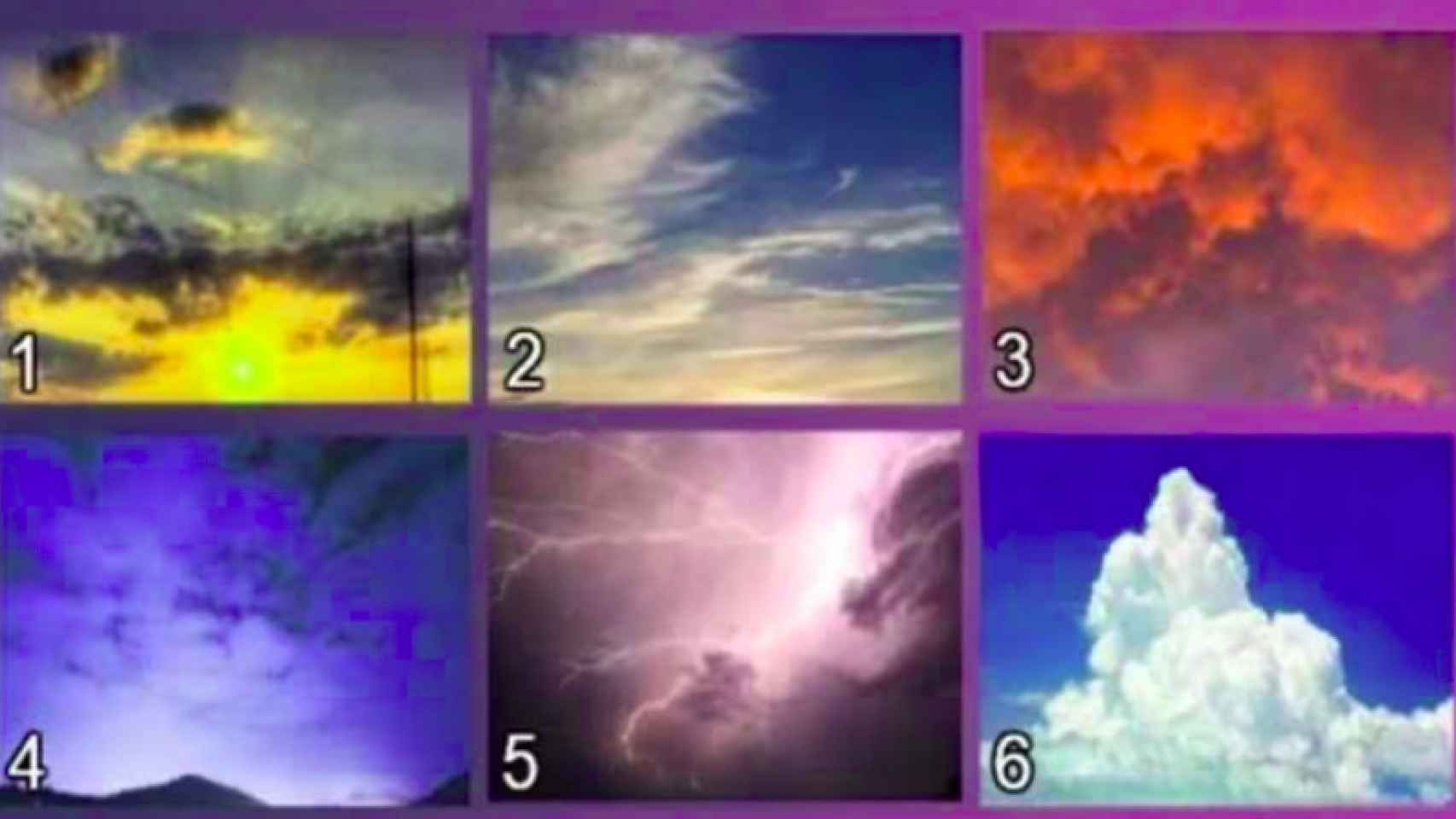 ¿Cuál de estos cielos escoges?