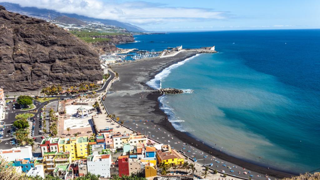 El puerto de Tazacorte, La Palma.