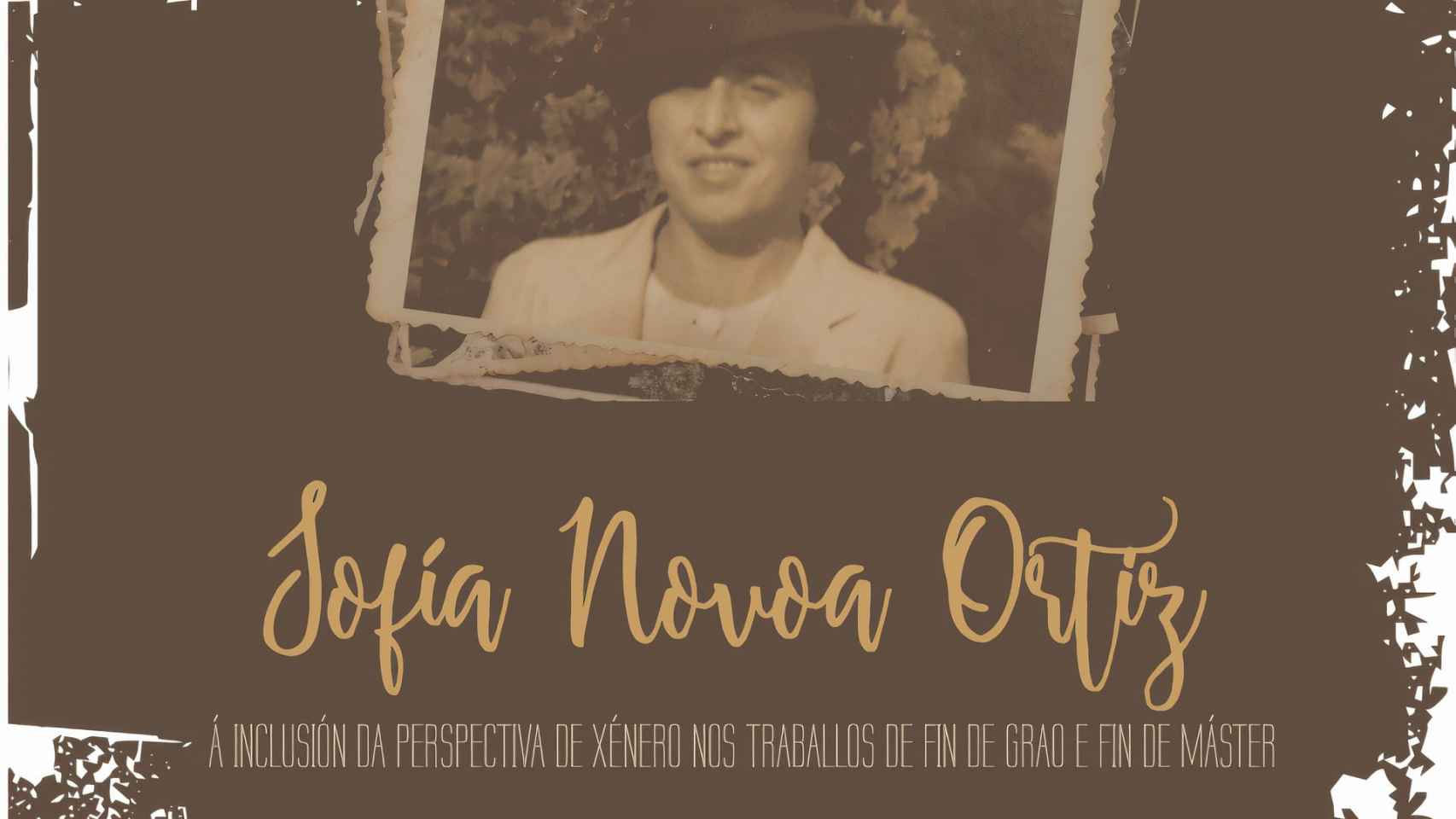 Cartel de los premios Sofía Novoa.