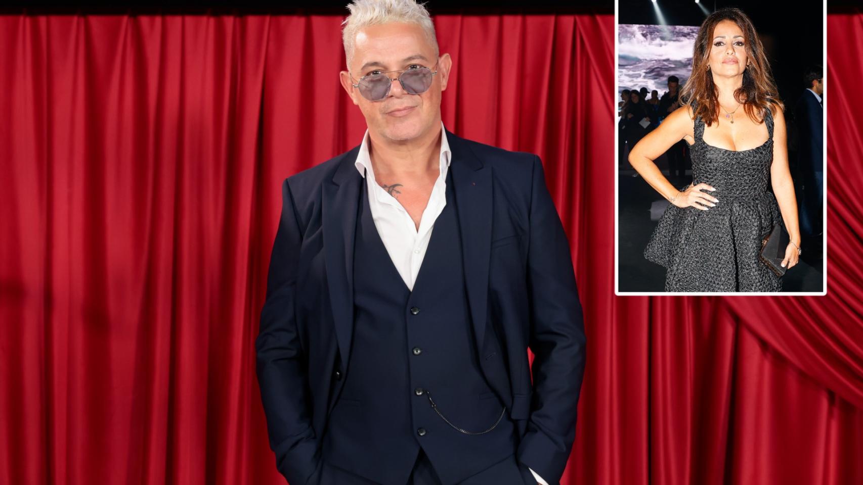 El cantante Alejandro Sanz junto a Mónica Cruz en un montaje de EL ESPAÑOL.