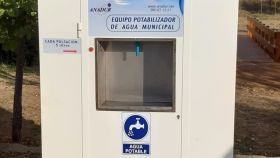 Depuradora de agua portátil instalada por la Diputación en Villalube