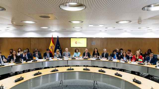 La última reunión del Consejo de Política Fiscal y Financiera. En el centro, María Jesús Montero.