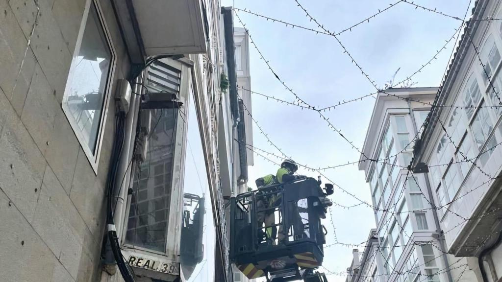 El mal tiempo hace estragos en A Coruña: tres incidencias movilizan a los bomberos