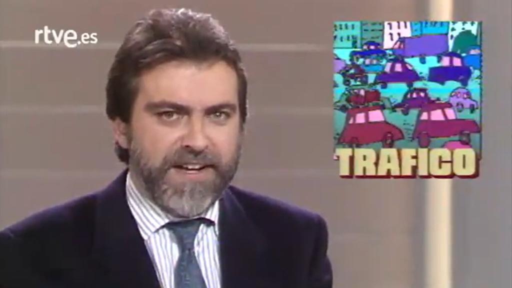 Luis Mariñas en el informativo de 1989.