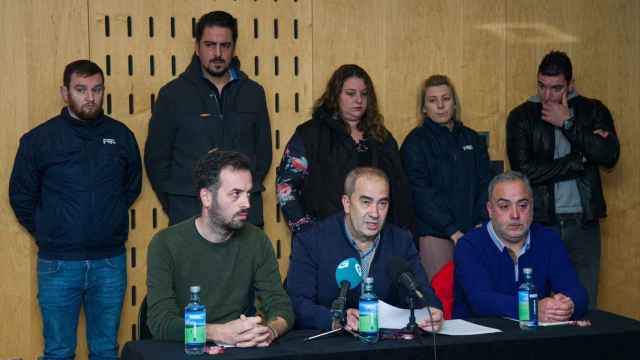 Un momento de la rueda de prensa celebrada este miércoles en Santiago.