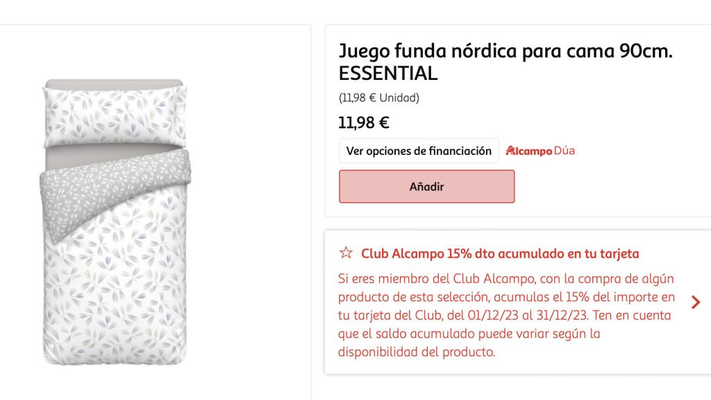 Juego funda nórdica.