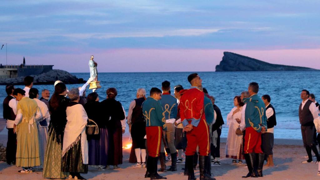 Escenificación del Hallazgo de la Virgen del Sufragio.