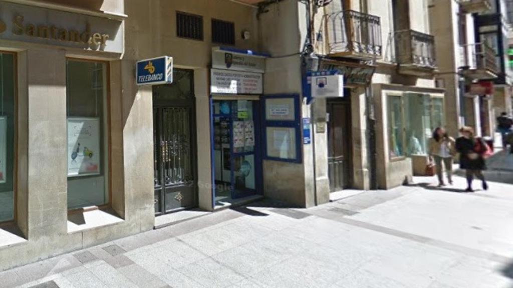 Administración de Lotería de la calle El Collado de Soria