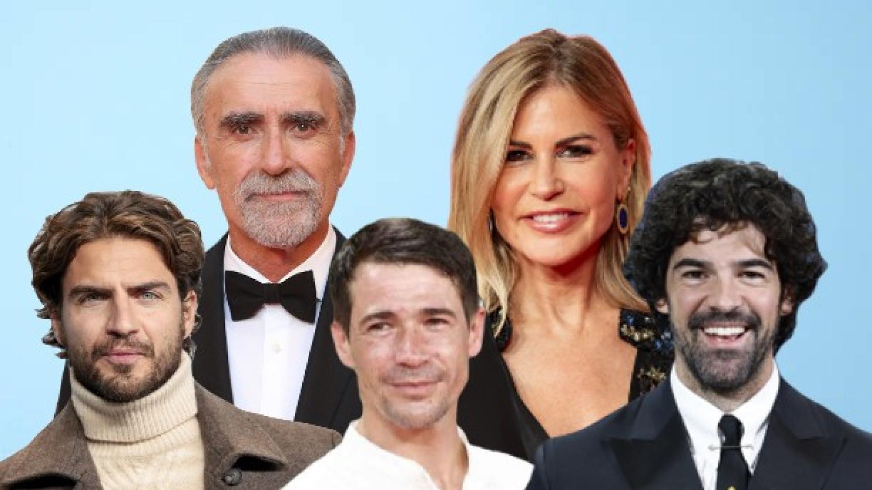 Montaje de Juan José Ballesta, Maxi Iglesias, Patricia Cerezo, Miguel Ángel Muñoz y Juan y Medio, de EL ESPAÑOL.