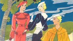 Manuela Balllester: detalle de la cubierta de 'Labores y Modas', 1935. Colección particular