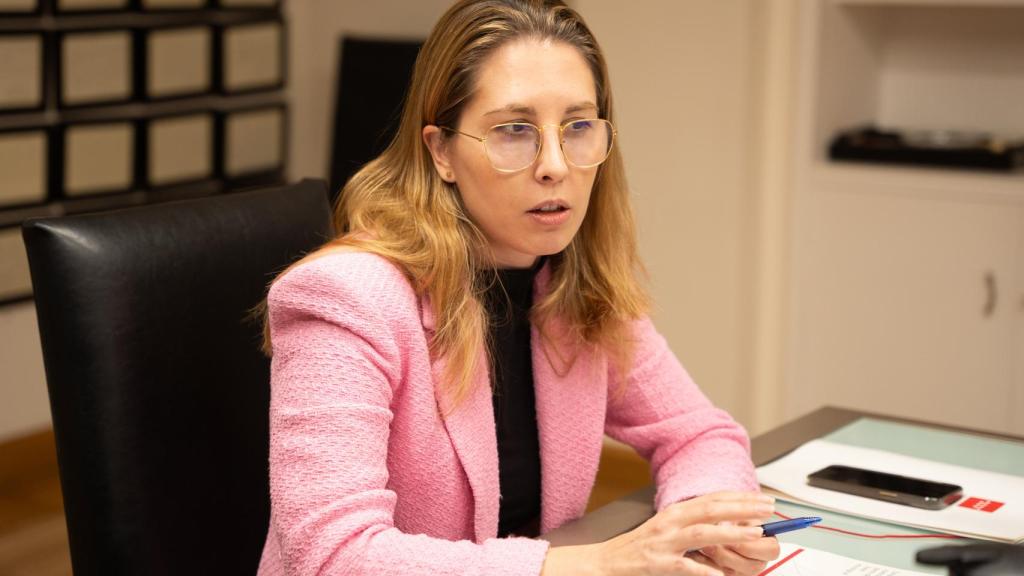 Cristina Aparicio, directora general de Transición Energética y Economía Circular de la Comunidad de Madrid, durante el conversatorio.