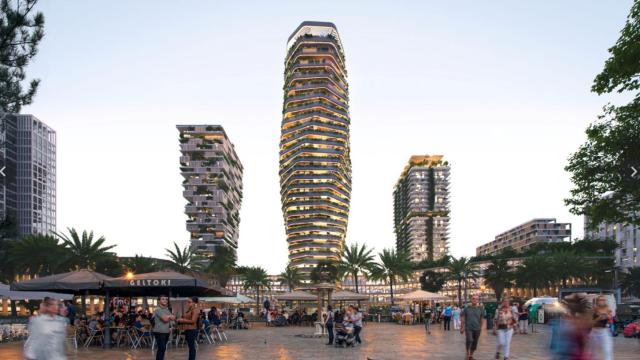 Diseño de las torres de Urbania en los antiguos suelos de Repsol.