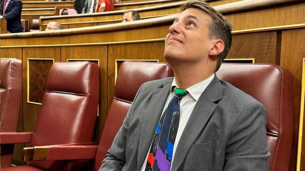 Jorge Pueyo en el Congreso de los Diputados.