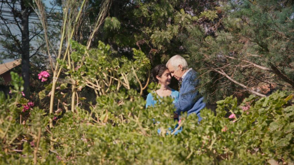 Paulina Urrutia y Augusto Góngora en un momento de 'La memoria infinita'
