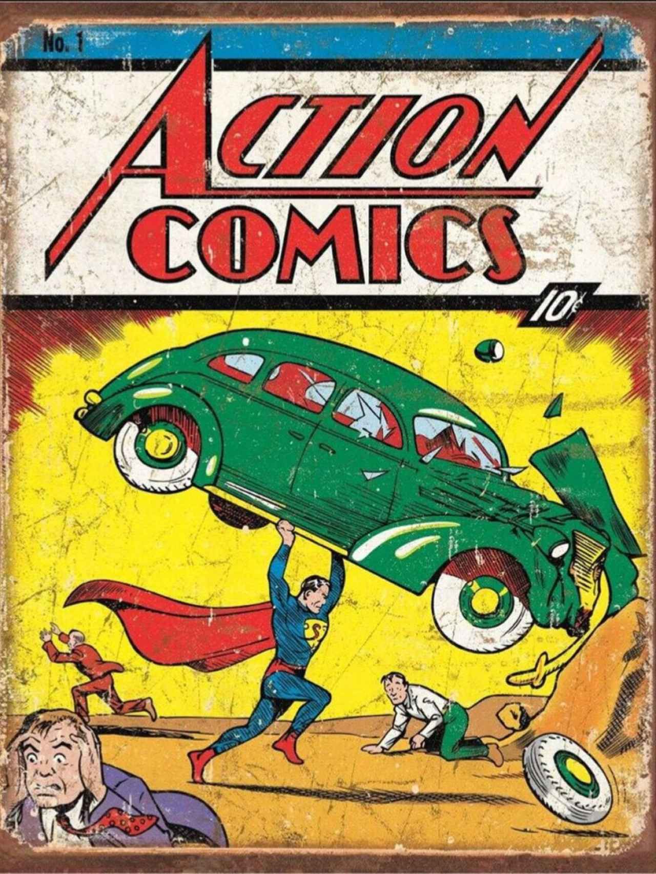 Nº 1 de Action Comics y primera aparición de Superman, vendido por Cage en dos millones de dólares.