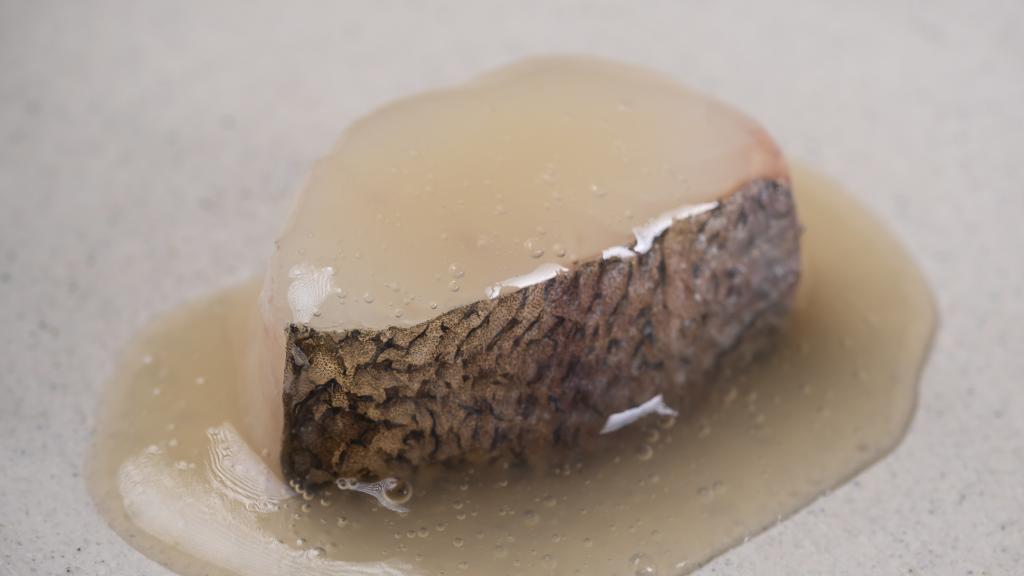 Un plato de merluza de Celeiro.