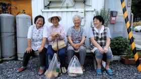 Mujeres mayores japonesas.