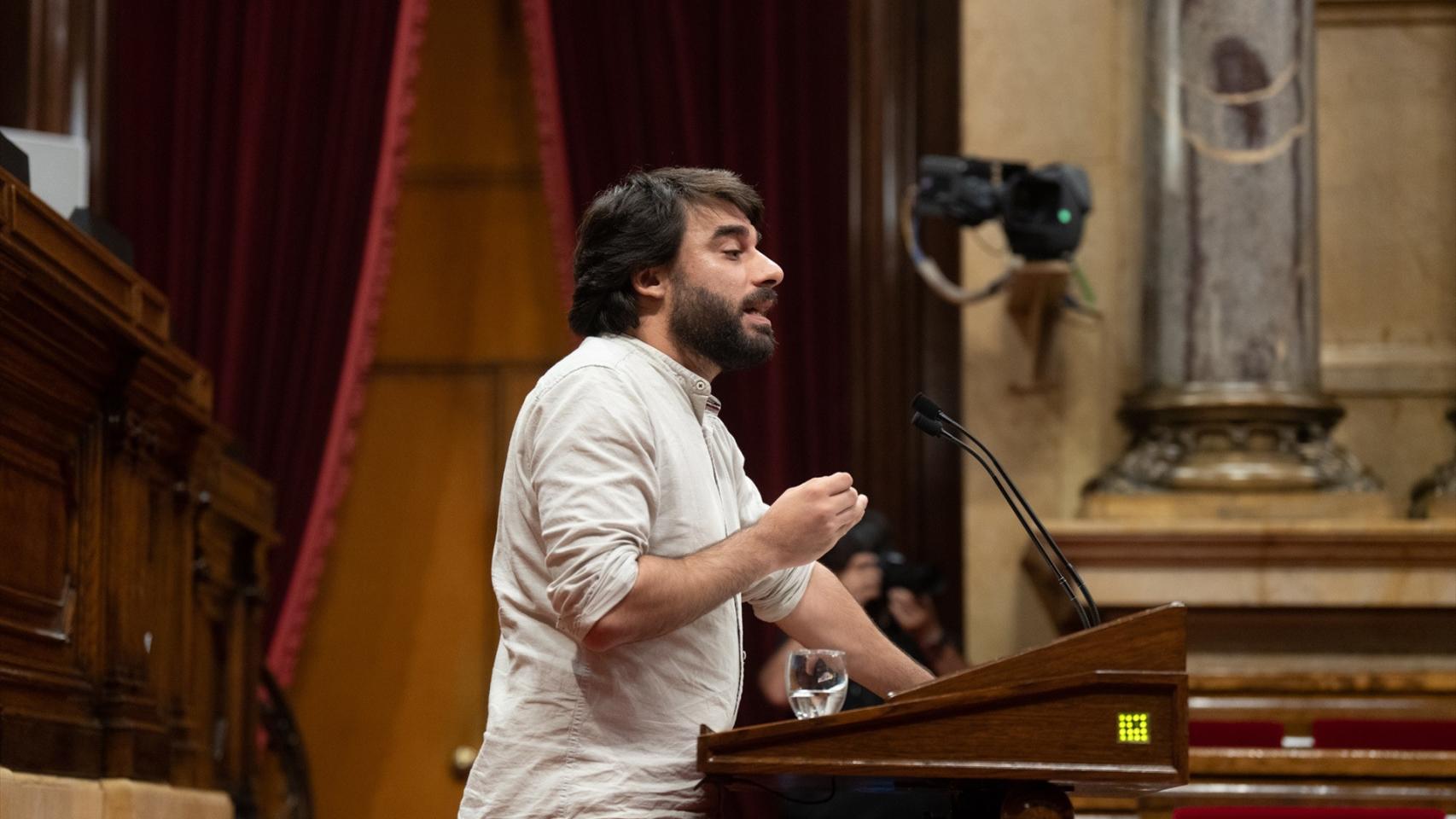 Lucas Ferro, uno de los 13 dirigentes de Podem Catalunya sancionados, en una imagen de archivo