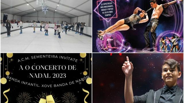Una decena de divertidos planes para despedir el 2023 en el área de Ferrolterra