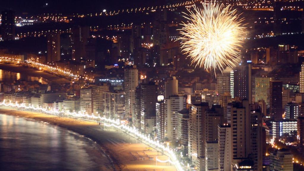 Nochevieja en Benidorm, en una imagen de archivo.