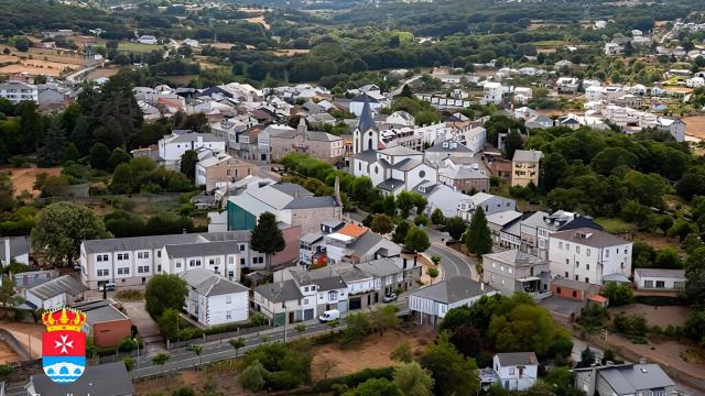 Vista panorámica de la localidad de A Pobra de Trives