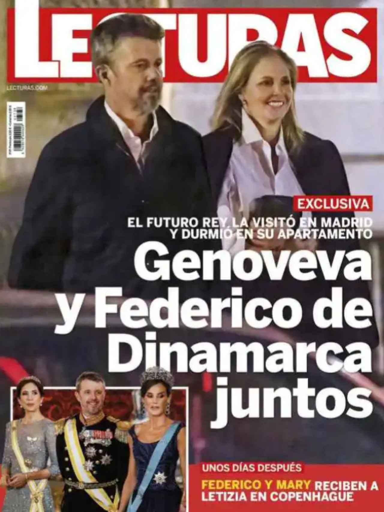 La portada de Federico de Dinamarca y Genoveva Casanova paseando por Madrid.