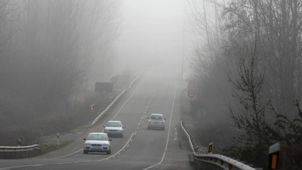 Niebla en las carreteras de Castilla y León