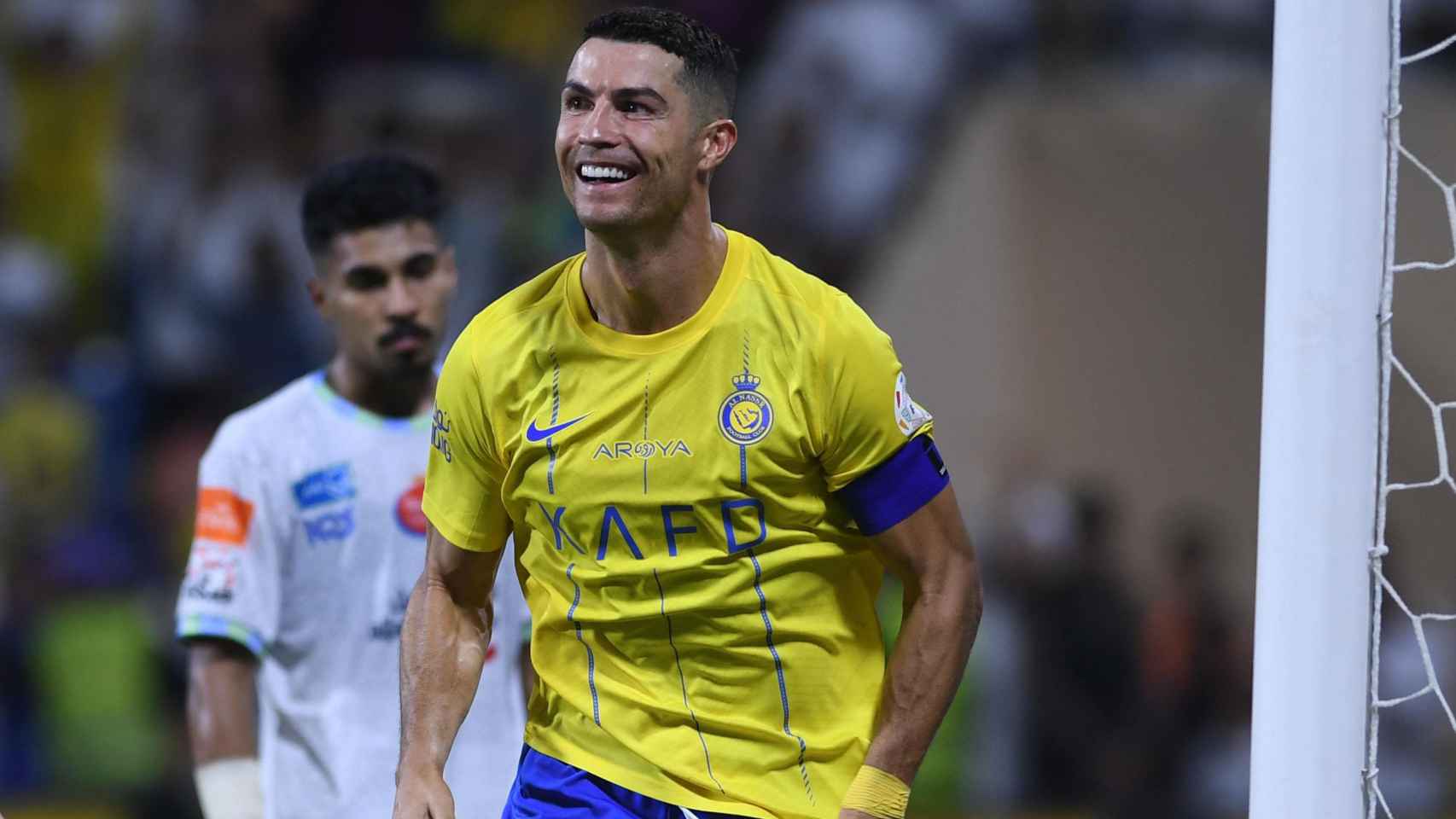 Cristiano Ronaldo celebra un gol con el Al-Nassr