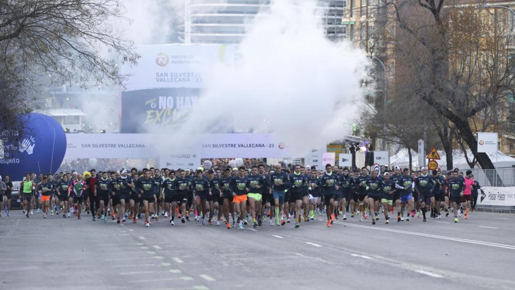 Momento de la salida de la San Silvestre Vallecana