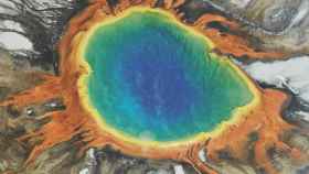 Gran Fuente Prismática del Parque Nacional de Yellowstone (EEUU). Sus características recuerdan a las condiciones de la sopa primitiva de la Tierra