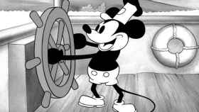 Mickey Mouse en el cortometraje 'Steamboat Willie'. Disney, 1928.