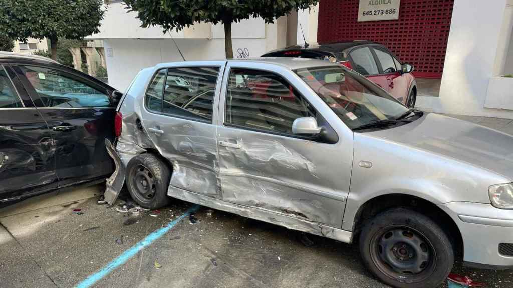 Vehículos afectados por el incidente en Vigo