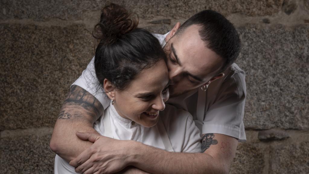 Los chefs Lydia y Xosé.