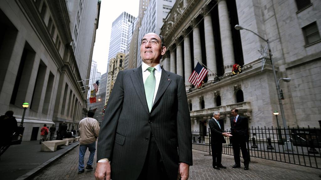 El presidente de Iberdrola, Ignacio Sánchez Galán, en Nueva York.
