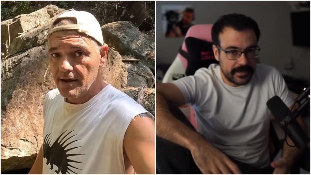 A la izquierda, Frank Cuesta. A la derecha, el 'streamer' Felipez360.